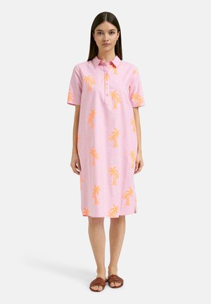 MILANO ITALY, MILANO ITALY HEMDBLUSENKLEID KURZARM IM MUSTERMIX - Blusenkleid - pink