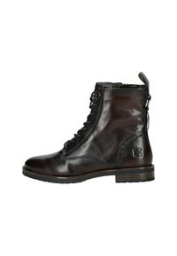 Platform ankle boots - dark brown