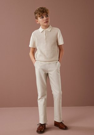 PREMIUM CHINO TROUSERS - Chino-püksid - putty natural