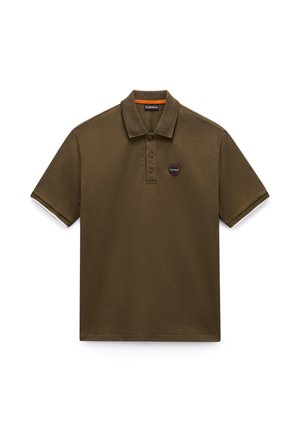 Napapijri, BADGE SS - Pikeepaita - dark olive ga