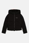 JR NORA SHORT PUFFY UNISEX - Snowboardová bunda - black