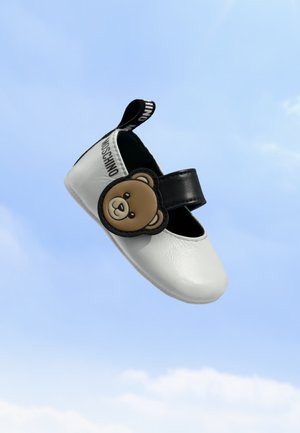 MOSCHINO UNISEX - Chaussons pour bébé - white/black