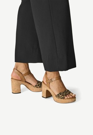 Højhælede sandaletter / Højhælede sandaler - leo cognac com