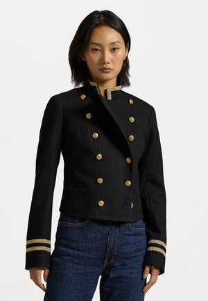 Polo Ralph Lauren SOUTACHE TRIM SURPLUS INTERLOCK BLAZER - Blazer - black