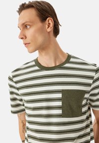 Koton STRIPED - T-shirts basic - khaki