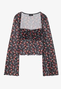 Langærmet T-shirt - black