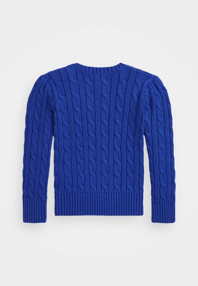 Polo Ralph Lauren CABLE KNIT COTTON JUMPER - Pulover - classic azure