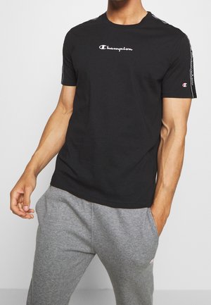 T-shirt med print - black