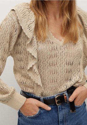 Pullover - gold-coloured