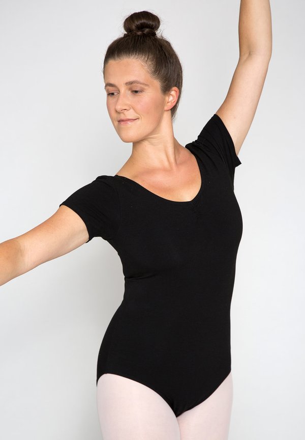 BALLETT TRIKOT FENJA KURZARM - Tanztrikot - schwarz