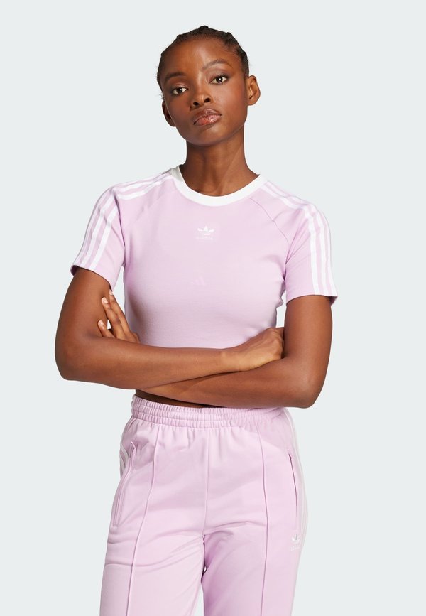 3-STRIPES BABY - Print T-shirt - light orchid