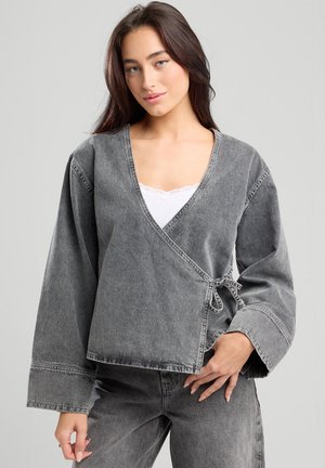 Blouse - washed grey