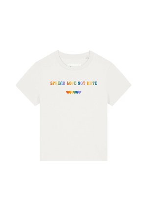 watapparel, SPREAD LOVE NOT HATE - T-Shirt print - off white
