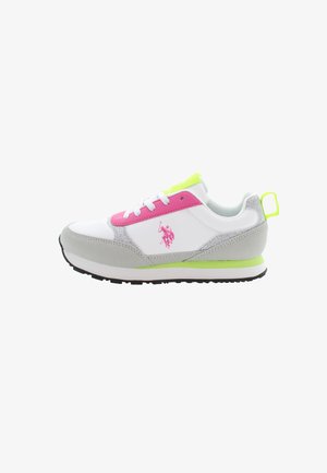 U.S. Polo Assn., NOBIK - Sneakers - white-fuxia