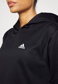 adidas Performance Felpa con zip - black