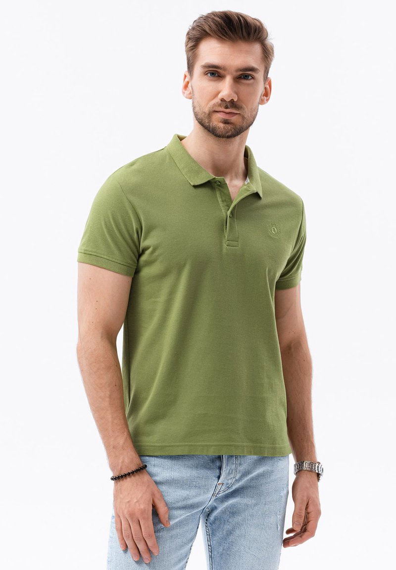 Ombre 3 PACK - Pikeepaita - olive black and mustard
