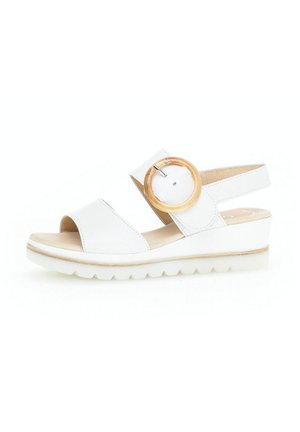 Platform sandals - weiss