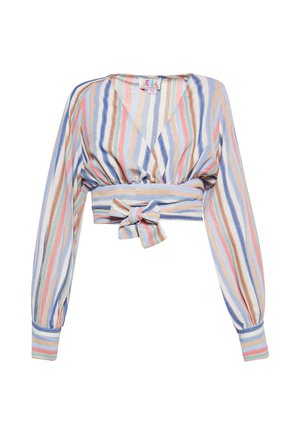 IZIA, IZIA BLUSE - Camicetta - blau mehrfarbig