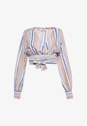 IZIA, IZIA BLUSE - Camicetta - blau mehrfarbig