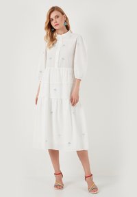 LELA REGULAR FIT - Haljina-majica - white