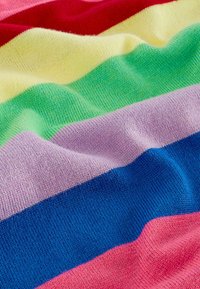 Next CREW NECK SHORT SLEEVE-REGULAR FIT - Marškinėliai su spaudiniu - pink rainbow
