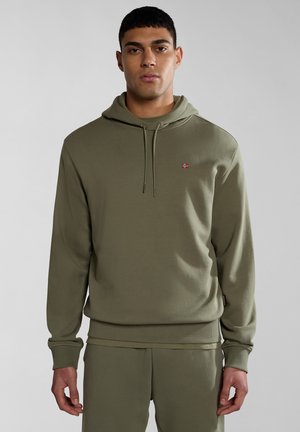 Napapijri Verde Cotton Men Sweatshirt