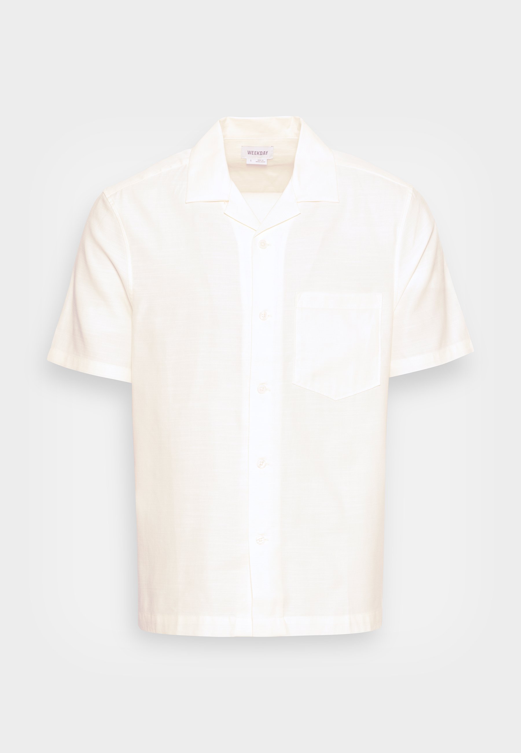 off white camp collar shirt