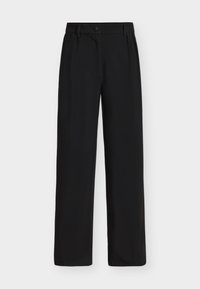 SLOANE SATIN DETAIL PANT - Trousers - black