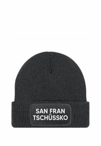 MoonWorks MIT PATCH SAN FRAN TSCHÜSSIKO - Beanie - dunkelgrau