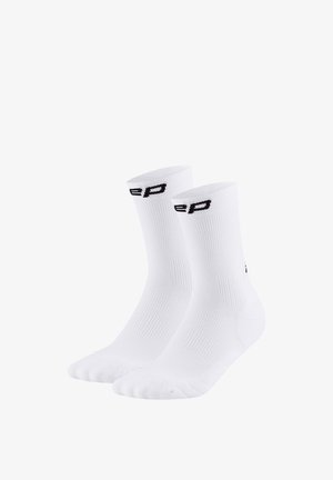 CEP, 2ER-PACK RUN COMPRESSION MID CUT 5.0 - Socken - white