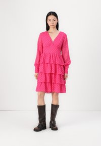 Vero Moda - VMMALOU LAYER SHORT DRESS - Day dress - pink yarrow Thumbnail Image 1