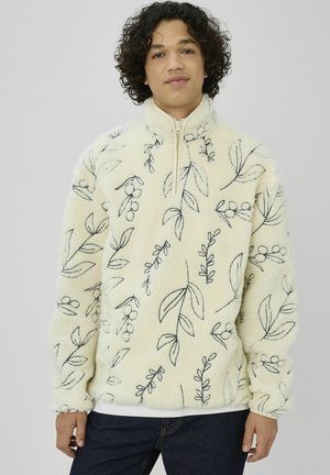 SHERPA BRODÉE - Sweat polaire - naturel