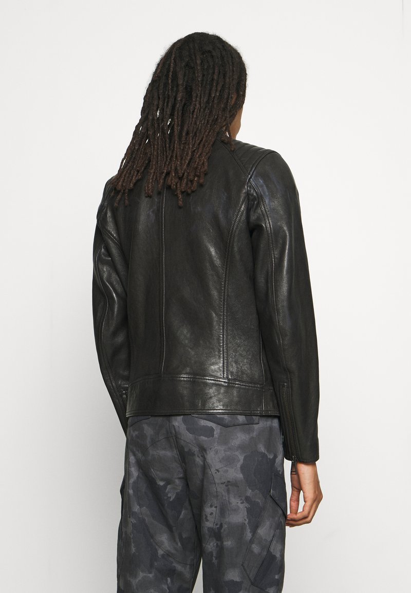 RACER - Chaqueta de cuero - black/negro Zalando.es