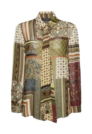 Elena Mirò, CAMICIA STAMPATA - Blusa - verde militare