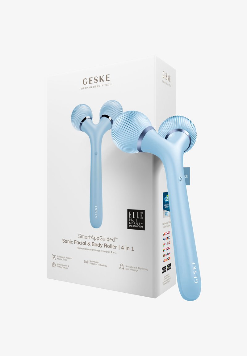 GESKE - SONIC FACIAL BODY ROLLER | 4 IN 1 - Ansiktsvård - tillbehör - aquamarine, Förstora
