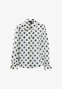 Luisa Spagnoli Camicia fon panna pois nero panna/avorio