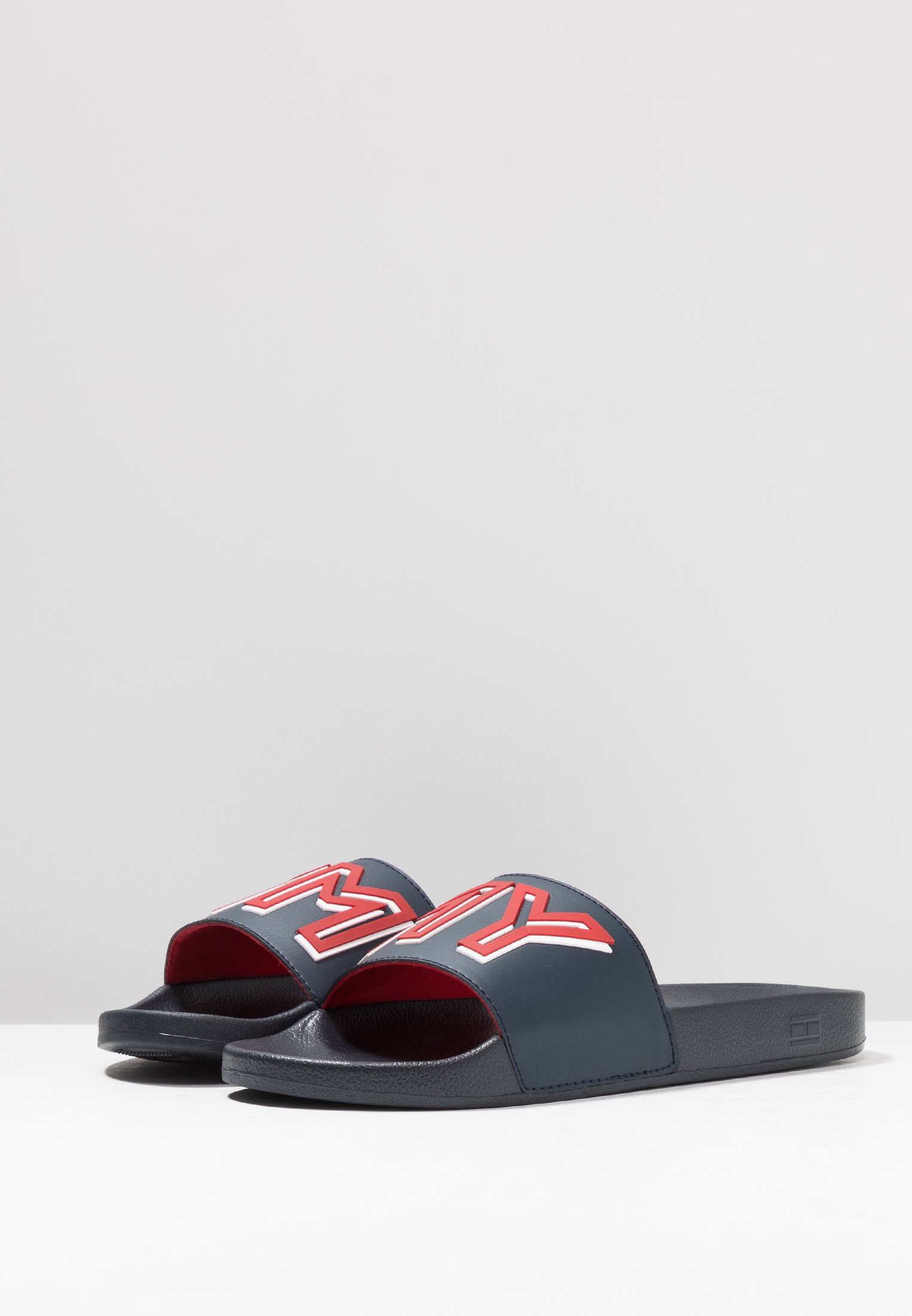 colorful tommy hilfiger slides