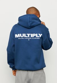 Multiply Apparel Tröja med dragkedja - dark denim