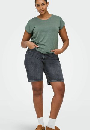 ONLY Carmakoma CARCLAUDIA - T-shirts - laurel wreath