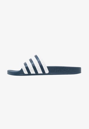 ADILETTE UNISEX - Badesandaler - adiblu/white