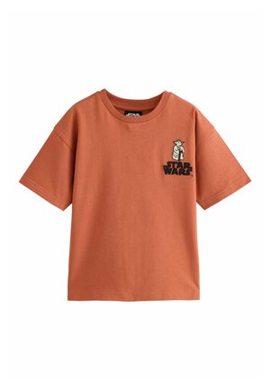 Next, LICENSED STAR WARS T-SHIRT.  - REGULAR FIT - Print T-shirt - rust brown back print