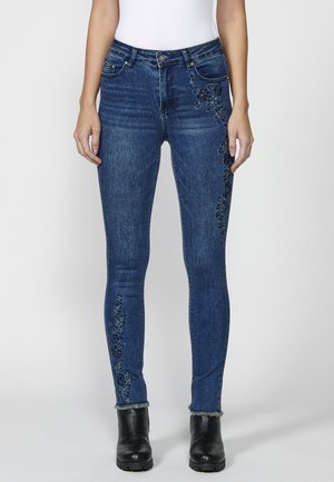 Slimfit džínsy - azul osc   dark blue