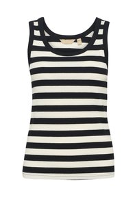 CUAZA DOLLY - Top - black white stripe
