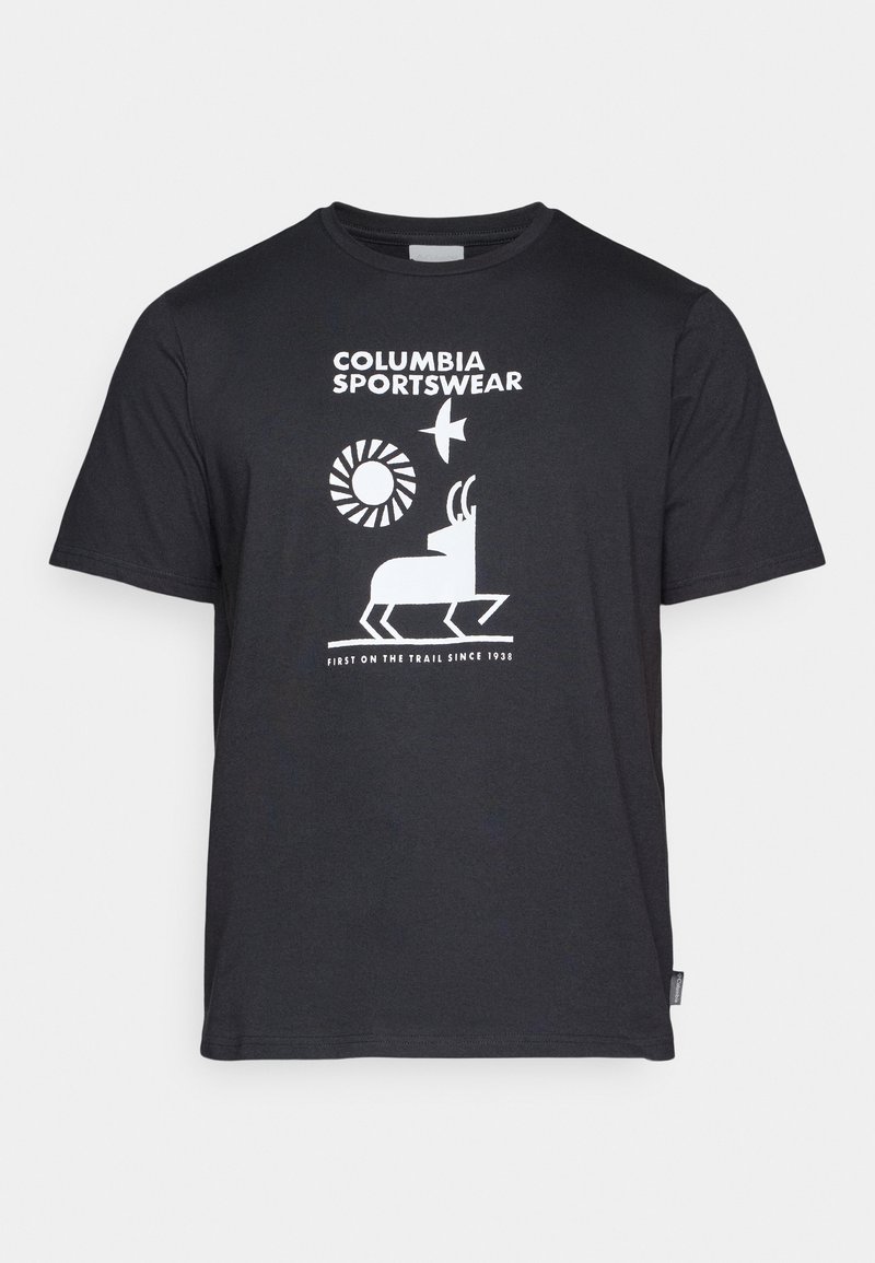 Columbia T-shirt print zwart