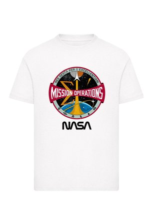 NASA - MISSION OPS - Print T-shirt - white