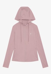 ZIP UP SPORTS SWEAT WITH HOOD - Sweatjacke - mauve