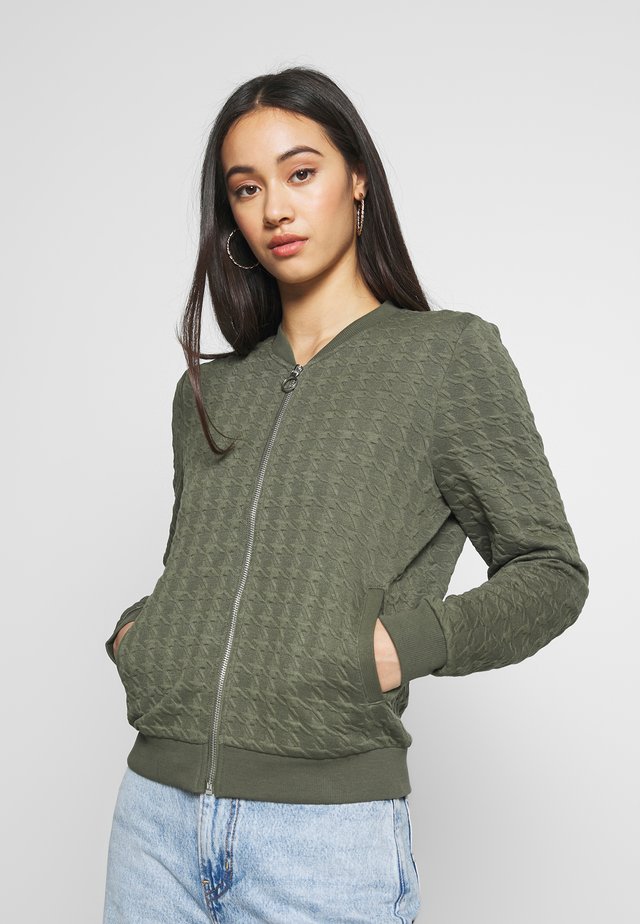 ONLMYNTHE JOYCE - Hoodie met rits - kalamata