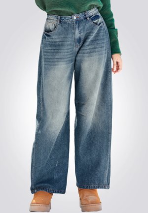 Jeans baggy - blue denim