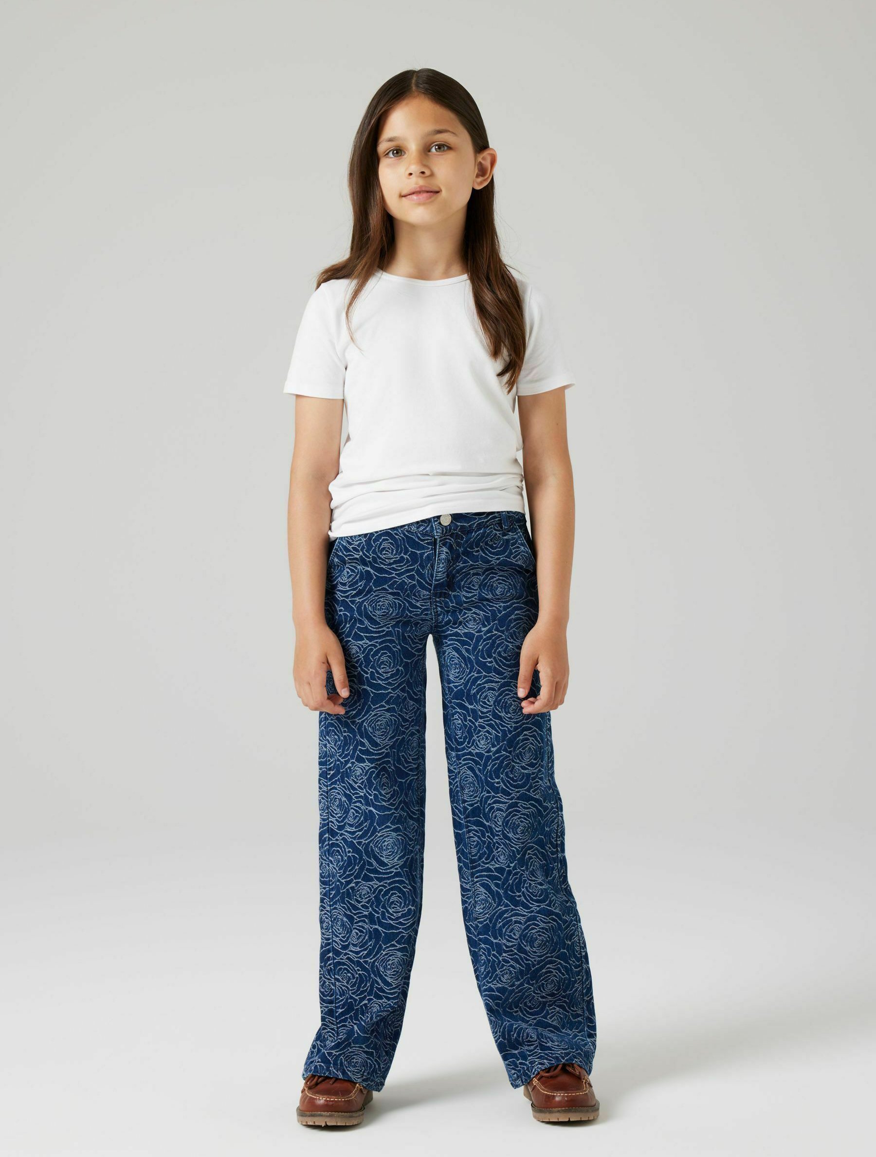Jeans Skinny NAME IT Fille - Coton Bio Élastique, Taille Mi-Haute
