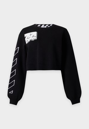 L/AB c/o Off-White, CREW SWEATER - Sweatshirt - black night